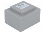 Transformer: encapsulated | 12VA | 230VAC | 15V | 800mA | PCB | IP00