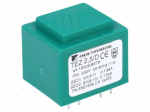 Transformer: encapsulated | 2.5VA | 230VAC | 9V | 9V | 138.8mA | 138.8mA