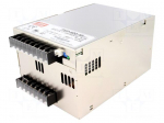 Power supply: switching | for building in,modular | 600W | 48VDC