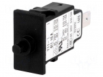 Circuit breaker | Urated: 240VAC | 48VDC | 16A | SPST | Poles: 1 | SNAP-IN