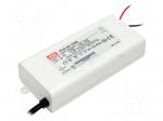 Power supply: switching | LED | 39.9W | 34&divide;57VDC | 700mA | 180&divide;295VAC