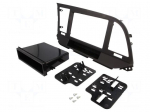 Radio frame | Hyundai | 1 DIN | matt black