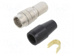 Connector: circular | push-pull | plug | PIN: 12 | 2A | HR10 | soldering