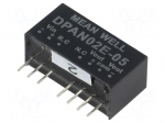Converter: DC/DC | 2W | Uin: 4.5&divide;9VDC | Uout: 5VDC | Uout2: -5VDC | SIP8