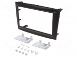 Radio frame | Fiat | 2 DIN | black