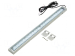 LED lamp | white cold | 24VDC | 2400lm | 6500K | IP66 | 3m | -10&divide;50&deg;C
