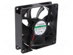 Fan: DC | axial | 24VDC | 92x92x25mm | 126.75m3/h | 45.5dBA | Vapo | 24AWG