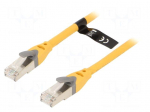 Patch cord | S/FTP | Cat: 6a | RJ45 plug,both sides | OFC | 8m | PVC