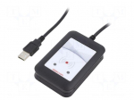 RFID reader | 4.3&divide;5.5V | USB | antenna | Range: 100mm | 88x56x18.5mm
