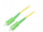 Fiber patch cord | OS2 | SC/APC,both sides | 5m | 9/125um | LSZH | green