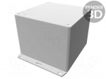 Enclosure: multipurpose | X: 120mm | Y: 120mm | Z: 95mm | 1591 | ABS | black