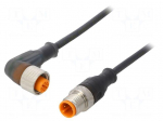 Cable: for sensors/automation | PIN: 3 | 5m | plug | 30VDC | 4A | RST | IP67