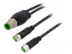 Cable: for sensors/automation | M8 | PIN: 3 | straight | 1.5m | plug