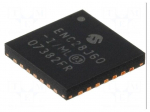 IC: Ethernet controller | 10Base-T | SPI | QFN28 | 3.1&divide;3.6V | -40&divide;85&deg;C