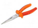 Pliers | side,cutting,half-rounded nose | 200mm | 508/1VDEBI