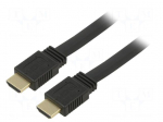 Cable | HDMI plug,both sides | PVC | HDMI 2.0 | 2m | black | Core: CCS