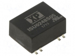 Converter: DC/DC | 2W | Uin: 18&divide;75VDC | Uout: 5VDC | Iout: 400mA | SMT | ISU