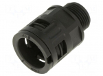 Straight terminal connector | Thread: metric,outside | IP68,IP69