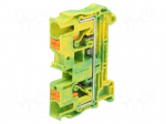 Splice terminal: rail | PT | for DIN rail mounting | push-in | ways: 1