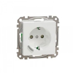 SCHNEIDER ELECTRIC SOCKET 1-PIECE EXXACT 1S/16A/IP20 FLUSH ZB WH