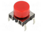 Microswitch TACT | SPST-NO | Pos: 2 | 0.05A/42VDC | THT | 1.8N | 9.85mm