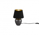 TRIO-Lighting Abby table lamp E14 26 cm black/gold gaismeklis