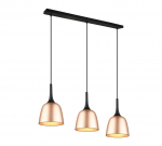 Trio-Lighting Chiron  3-pc E27 matt brass piekaramā lampa