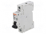 Circuit breaker | 230VAC | Inom: 6A | Poles: 1 | for DIN rail mounting