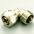 PE-X kompresijas līkums 26x1"M PE-X līkums M