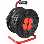 Elektrimaterjalid // Elektri laiendid, Pikendusjuhtmete, hajutuste ja UK ja USA adapterite komplekt // Przedłużacz elektr.bębnowy rr ps-bt g ip44/3*1.5/25m 4gs ce