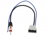 Auto- ja mootorrattatooted, elektroonika, navigatsioon, CB raadio // ISO-&uuml;hendused ja kaablid autoraadiole // 0815# Samochodowy adapter antenowy nissan-din prosty 20cm
