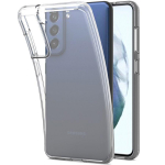 Back panel cover Evelatus Samsung Galaxy S21 FE Clear Silicone Case 1.5mm TPU Transparent