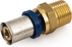 Press male straight 1 1/4 x 40