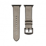 Strap Connect  Watch 42/44/45mm Silicone patch Leather Watch Strap (132mm M/L) Silver