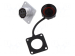Connector: circular | socket | female | PIN: 4 | IP67 | WF16 | 15A | 500V