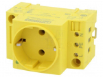 Connector: AC supply | socket | female | 16A | PIN: 3 | screw terminal
