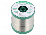 Tin | lead free | Sn99,3Cu0,7+NiGe | 1mm | 500g | reel | 2.5% | Flux: SW33