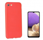 Back panel cover iLike Samsung Galaxy A32 silicone case Red