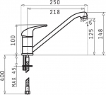 PYRAMIS ASALIA Kitchen mixer 090918301 Sand beige
