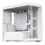 Jonsbo D300 Midi-Tower, 270 degrees, Tempered Glass - white