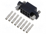 Connector: wire-wire/PCB | plug | female | PIN: 8 | Datamate J-Tek | 3A