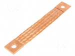 Braids | earthing tape | W: 35mm | 70mm2 | &Oslash;1: 13mm | &Oslash;2: 13mm | 290A | ST