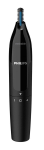 Plaukų kirpimo ma&scaron;inėlė Philips  Nose and Ear Trimmer NT1650/16 Wet & Dry, Black, Cordless