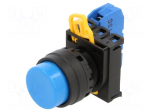 Switch: push-button | 22mm | Stabl.pos: 1 | NO | blue | none | IP65 | YW