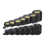 Rubberized dumbbell 22.5kg HMS HG PRO 22.5