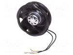Fan: EC | radial | 230VAC | &Oslash;225x80.5mm | 585m3/h | ball | 2550rpm | IP54