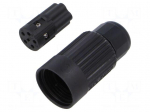 Connector: AC supply | screw terminal | male | TH384 | 10A | 500V | 27mm
