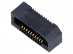 Connector: PCB to PCB | socket | female | PIN: 20 | ERF8 | vertical | 1.4A