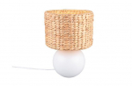 Trio Vina table lamp 40 cm E27 matt white/beige gaismeklis 518990101 4017807614695