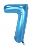 Riff 1m Folio Balloon Number 7 Glossy Blue